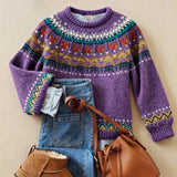 Vintage Nordic Knit Jumper – Nordic Grace