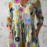 PATTERNED LONG BLOUSE 17