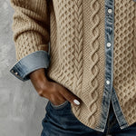 Juliane | Knitted Denim Sweater