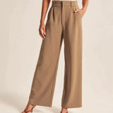 ELEGANT WIDE-LEG TROUSERS