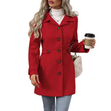 Zomerjas Dames Trenchcoat Ceintuur Getailleerd Tussenseizoen