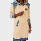 CASUAL HOODED DRESS
