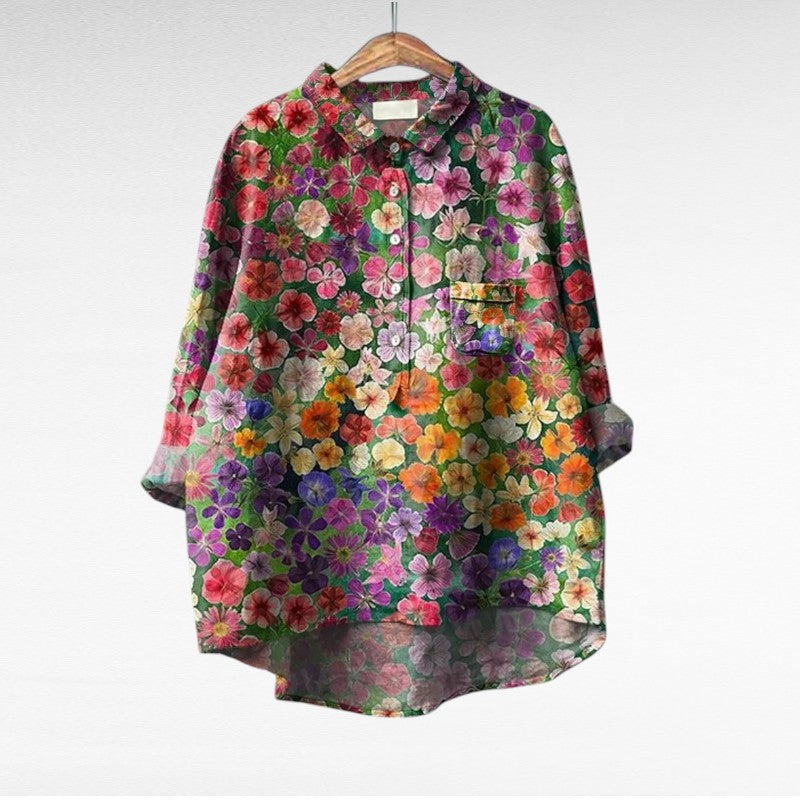 CLASSIC FLORAL BLOUSE 3