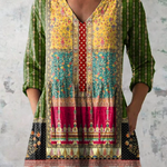 PATTERNED LONG BLOUSE 24