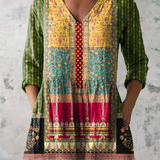 PATTERNED LONG BLOUSE 24