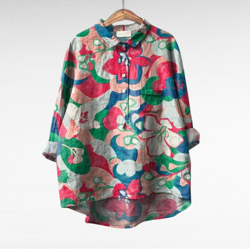 CLASSIC FLORAL BLOUSE 3