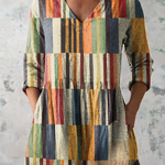 PATTERNED LONG BLOUSE 4