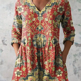 PATTERNED LONG BLOUSE 30