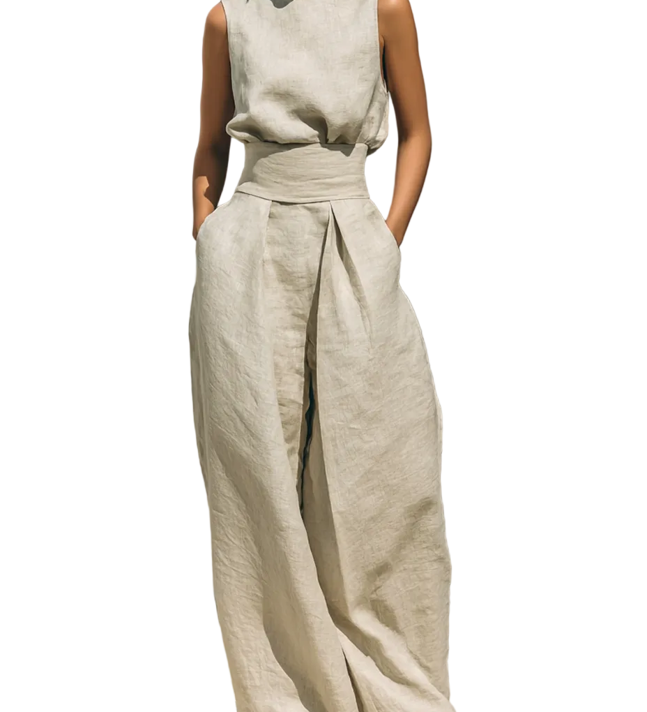 Maria – Completo Lino & Cotone Eleganza Naturale