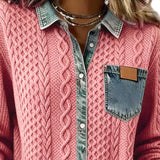 Juliane | Knitted Denim Sweater