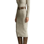 Valenoré – Sculpted elegance – Knit midi dress