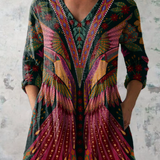 PATTERNED LONG BLOUSE 13