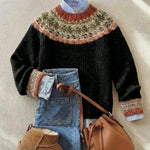 Vintage Nordic Knit Jumper – Soft Warmth