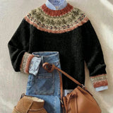 Vintage Nordic Knit Jumper – Soft Warmth