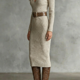 Valenoré – Sculpted elegance – Knit midi dress