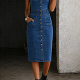 BUTTON-UP DRESS