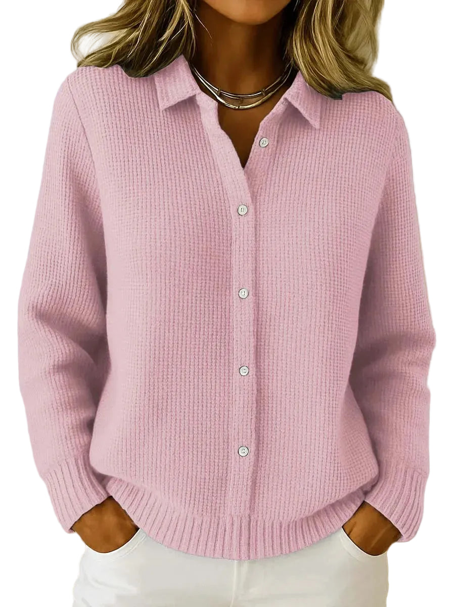Katrina – Textured Knit Button Cardigan