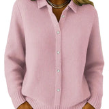 Katrina – Textured Knit Button Cardigan