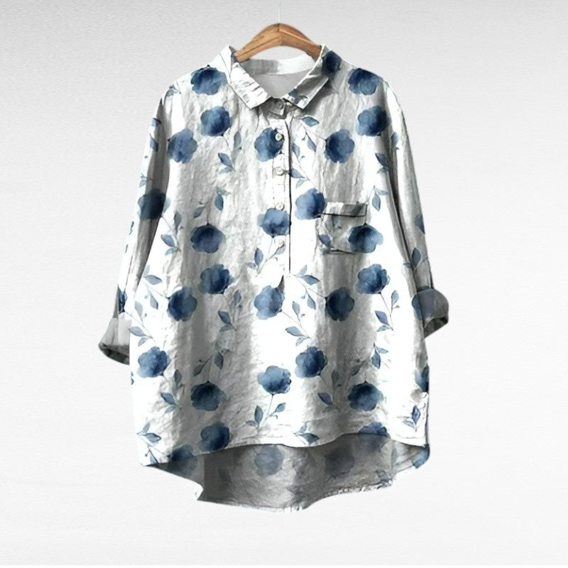 FLORAL SHIRT BLOUSE 1