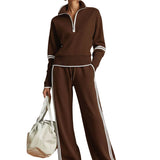 SPORTY HALF-ZIP SET