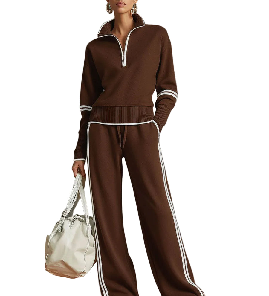 SPORTY HALF-ZIP SET