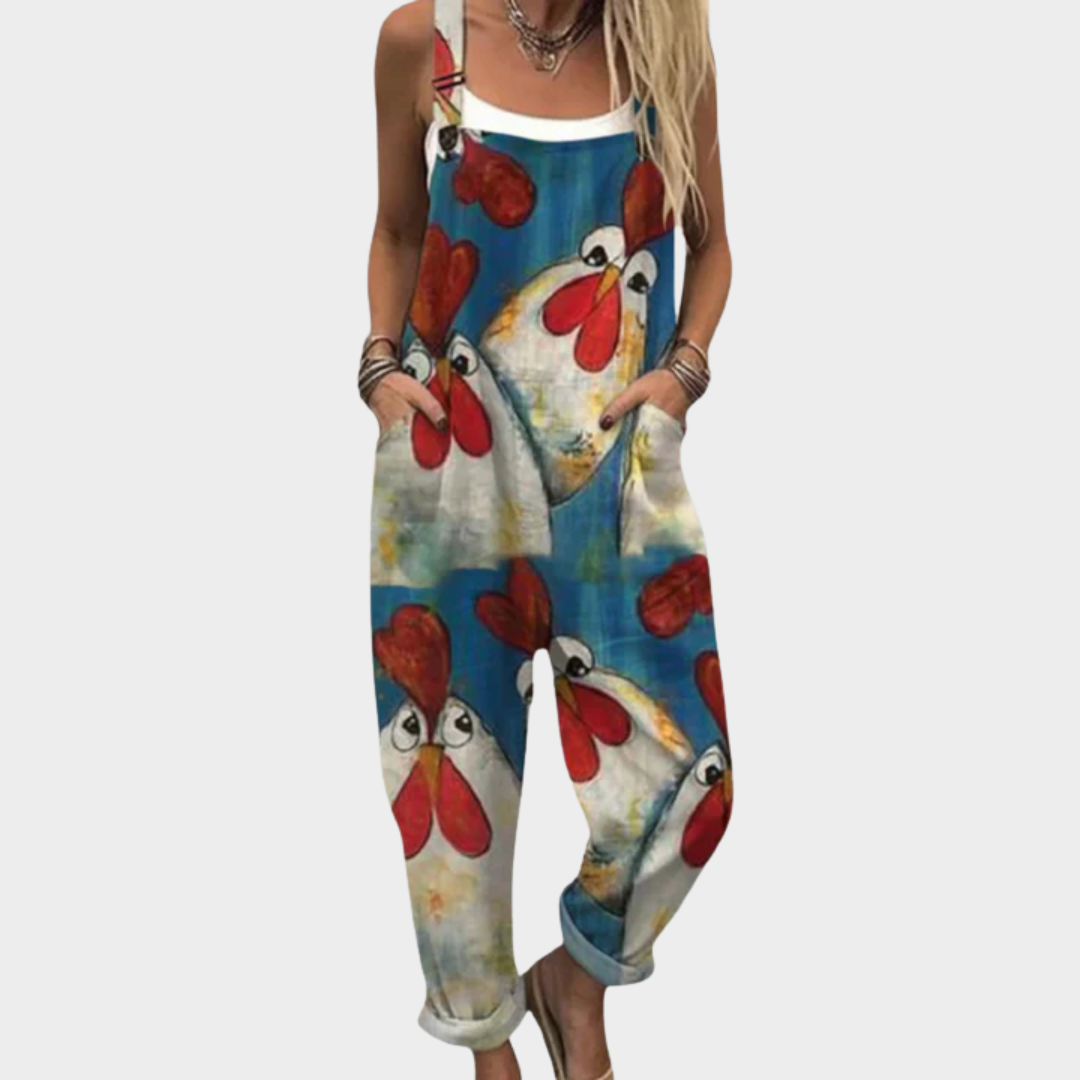 PRINTED COMFORT JUMPSUIT 7