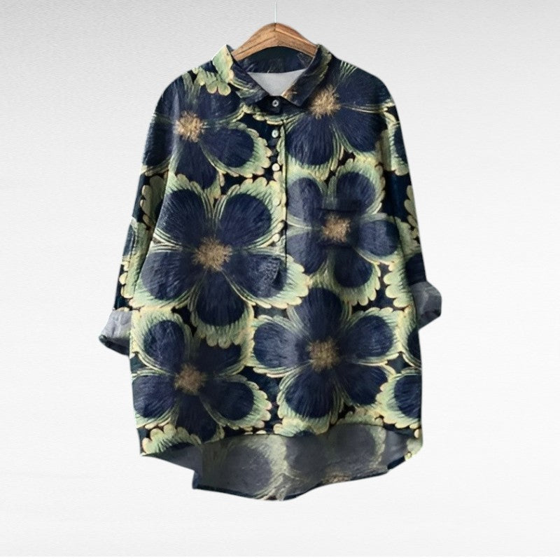 FLORAL SHIRT BLOUSE 1