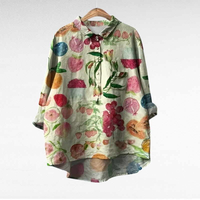 FLORAL SHIRT BLOUSE 1