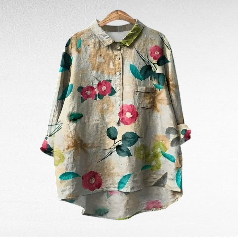 FLORAL SHIRT BLOUSE 1