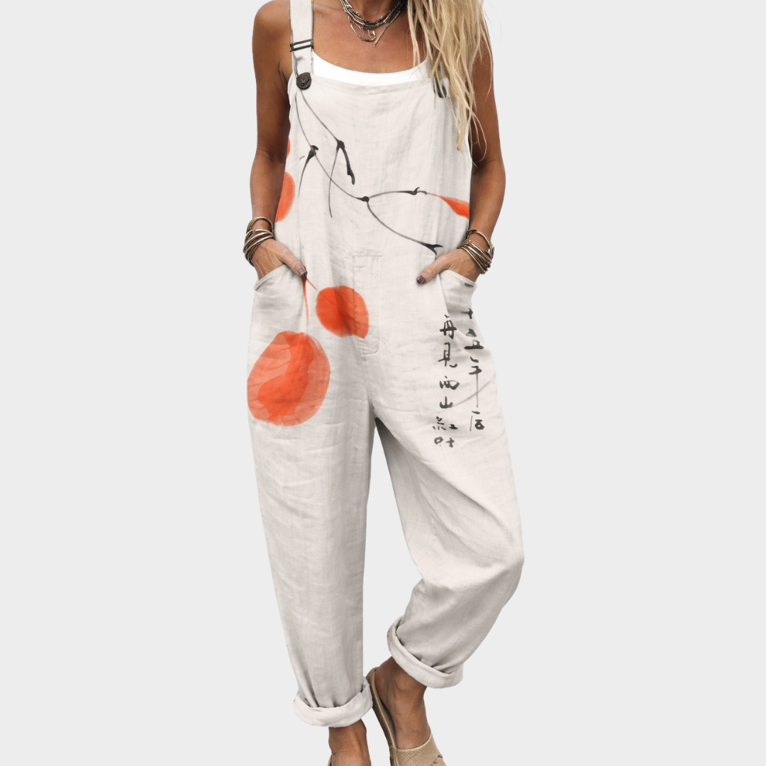 GREY PRINTED COMFORT JUMPSUIT 2
