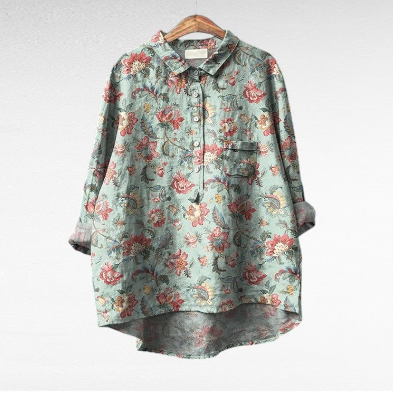 CLASSIC FLORAL BLOUSE 4