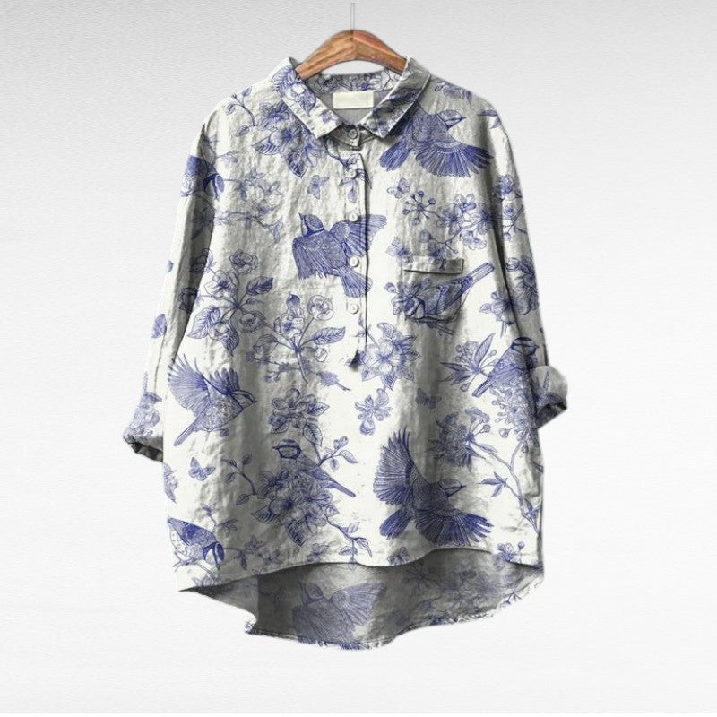 CLASSIC FLORAL BLOUSE 4