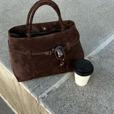 LUXURY SUEDE SHOULDER BAG