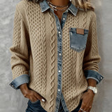 Juliane | Knitted Denim Sweater