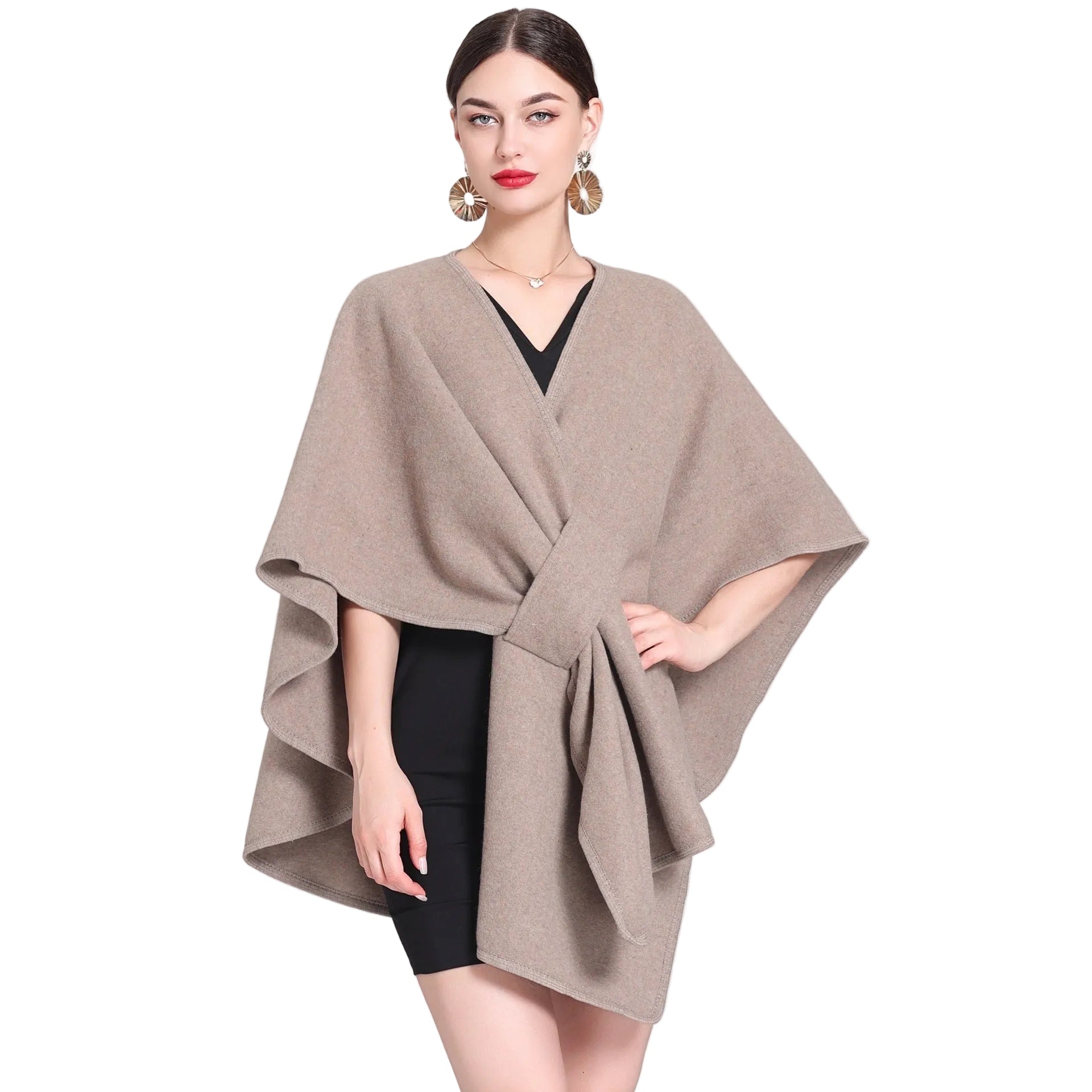 Marina™ | Caped Fleece Shawl — Final Edit