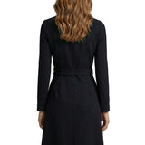 Nivara – Asymmetric belted waist – A-line midi dress