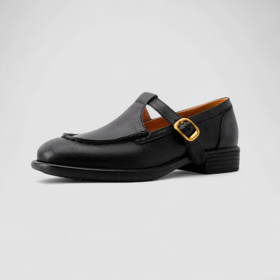 SQUARE-TOE MARY JANE SHOES