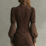 Serelinne – Vintage puff sleeve – Mini dress