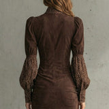 Serelinne – Vintage puff sleeve – Mini dress
