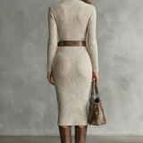 Valenoré – Sculpted elegance – Knit midi dress