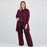 THREE-PIECE CARDIGAN SET