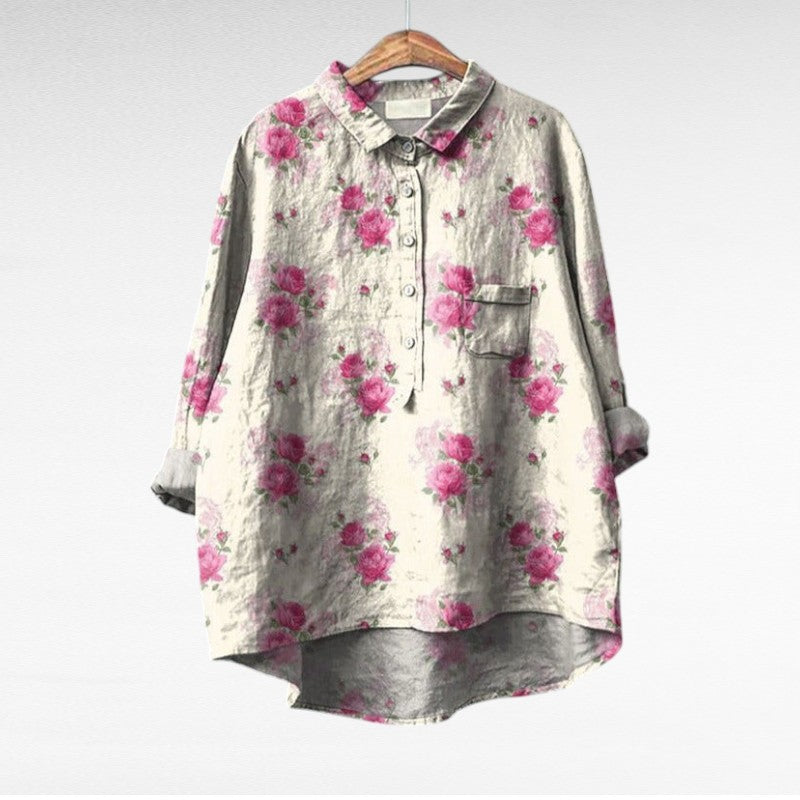 CLASSIC FLORAL BLOUSE 4