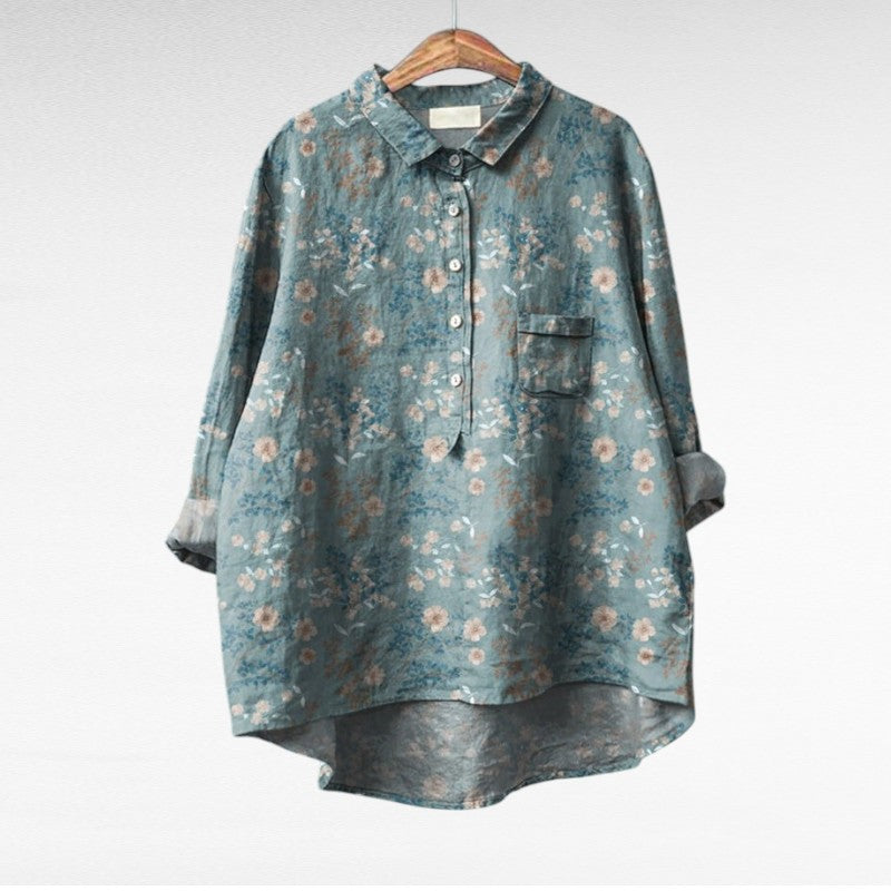 CLASSIC FLORAL BLOUSE 4