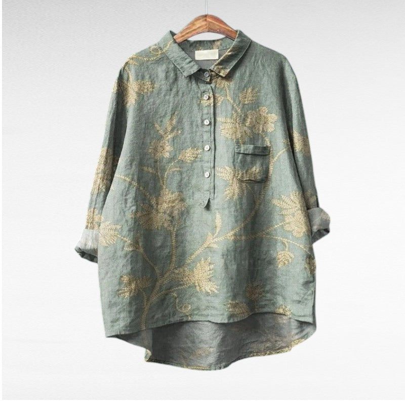 CLASSIC FLORAL BLOUSE 4