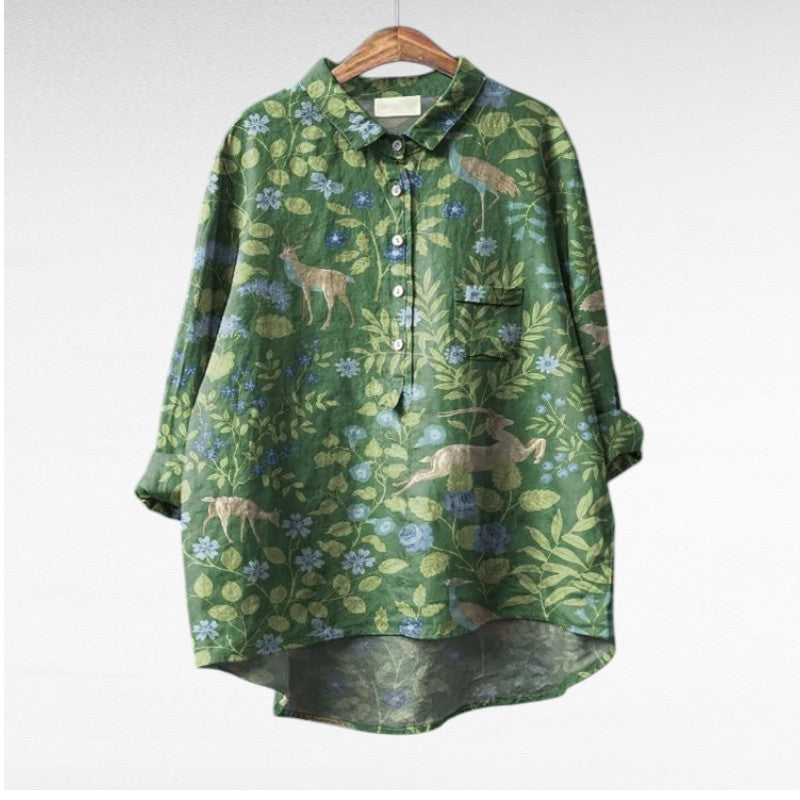 CLASSIC FLORAL BLOUSE 4