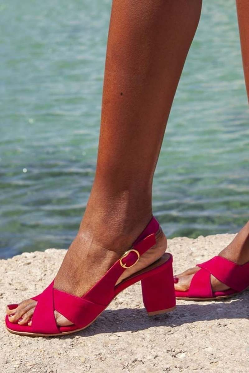 BLUE SUMMER SANDALS
