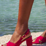 BLUE SUMMER SANDALS