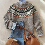 Vintage Nordic Knit Jumper – Classic Pattern