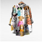 DOG PRINT BLOUSE 1