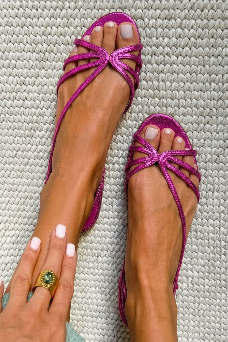 GOLDEN SUMMER ELEGANCE SANDALS